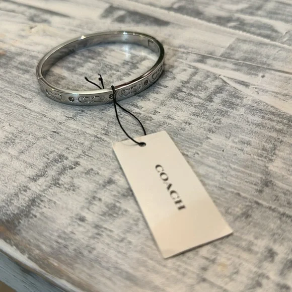 Coach Signature Hinged Bangle - Picture 4 of 6